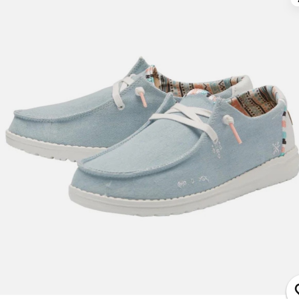Heydude Wendy Boho Light Denim Women's Shoes